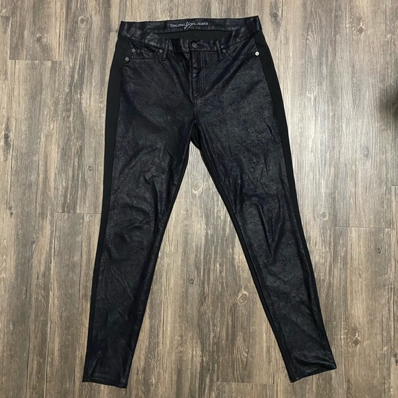 Shinny stretchy jeans - Picture 1 of 4